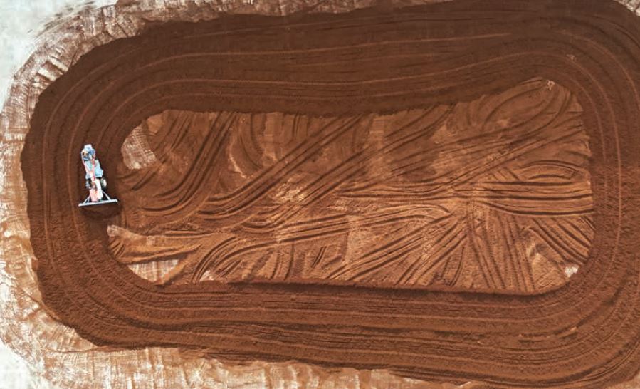 Trocknungsprozess für Kokossubstrat